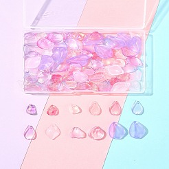 100 шт. 10 стиля прозрачных стеклянных подвесок&nbsp;GLAA-FS0002-16