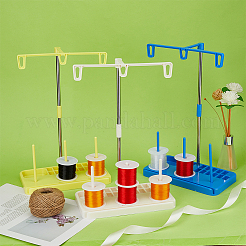 3 комплект двухцветных пластиковых держателей ниток на 3 катушки&nbsp;DIY-DC0002-39