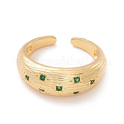 Кубического циркония кольца манжеты&nbsp;RJEW-P026-07G