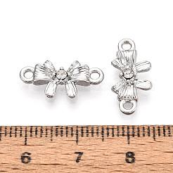 Подвески-бантики из сплава с кристаллами и стразами&nbsp;PALLOY-T091-36P