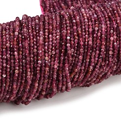 Натуральный красный турмалин бусы нити&nbsp;LS-G-RM250101-A14
