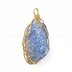 Кулоны из необработанных природных драгоценных камней&nbsp;PALLOY-JF01451