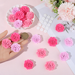 1 комплект самоклеящейся нетканой ткани с розами&nbsp;DIY-SC0032-32B