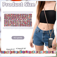 4.5 ярд поликоттона в этническом стиле и металлический шнур&nbsp;DIY-AR0005-20