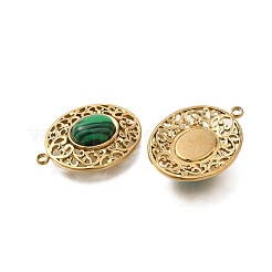 Природного малахита подвески&nbsp;STAS-C111-55G