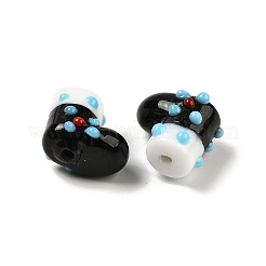 Нити бугорчатых бусин ручной работы в технике лэмпворк LAMP-U001-01D-1