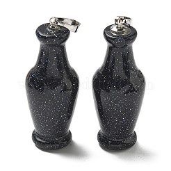 Подвески из натуральных и синтетических смешанных драгоценных камней 3d&nbsp;G-K385-10P