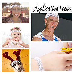 10м 2 стильные эластичные полиэстеровые детские повязки на голову&nbsp;OHAR-GF0001-06A