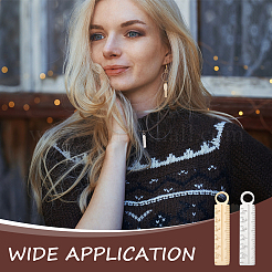 12 шт. подвески из нержавеющей стали 304 двух цветов&nbsp;FIND-UN0003-79