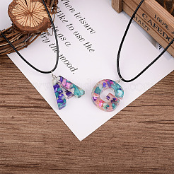 26шт 26 буквы прозрачные подвески из эпоксидной смолы&nbsp;CRES-TA0001-15