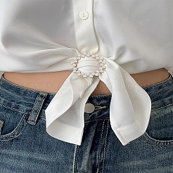 5 шт. 5 стиля пряжка из сплава для шарфа с кольцом для женщин и девочек&nbsp;AJEW-LP0010-50