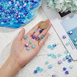 480шт 6 стиля прозрачные акриловые бусины&nbsp;MACR-DC0001-09