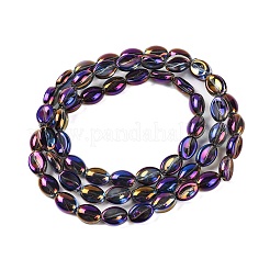 Стеклянные бусины с гальваническим покрытием &nbsp;EGLA-B005-01A-FR03