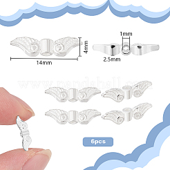 6шт 925 бусины из стерлингового серебра&nbsp;FIND-PH0021-81