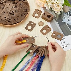 100 шт. деревянная катушка ниток&nbsp;DIY-BC0013-82A