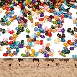 Непрозрачные цветные стеклянные бусины&nbsp;EGLA-K064-07