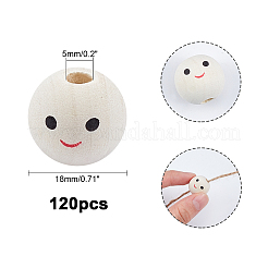 Европейский бисер из клена&nbsp;WOOD-FH0001-52