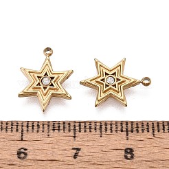 Подвески из нержавеющей стали 304 с микропаве из кубического циркония&nbsp;STAS-N115-53G