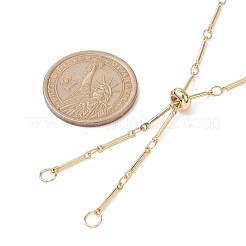 Изготовление ожерелья-цепочки из латуни&nbsp;AJEW-JB01188-01