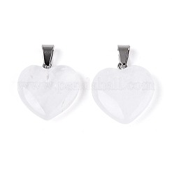 Сердца натуральный кристалл подвески&nbsp;G-Q438-15