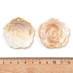 Резные подвески из натуральных пресноводных ракушек&nbsp;LS-SHEL-Z002-01