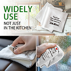 4 шт. 4 вида чистящей салфетки из микрофибры&nbsp;AJEW-WH0645-007