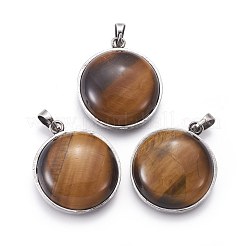 Природных тигровый глаз подвески&nbsp;G-I214-E02