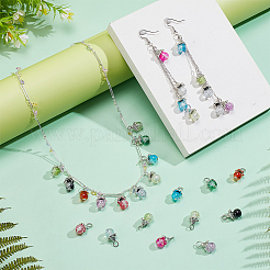 100шт 10 цвета подвески из сплава стекла&nbsp;PALLOY-PH01831