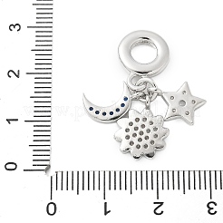 Латунные микро проложить кубического циркония подвески&nbsp;KK-S507-03P