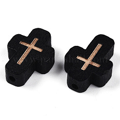 80 шт. Бусины из натурального дерева&nbsp;WOOD-SC0002-16B