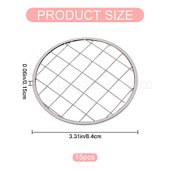 15 шт. Крышка-лягушка для банки из оцинкованного железа AJEW-GF0007-42