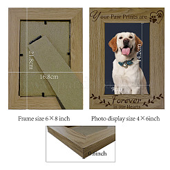 Фоторамки из натурального дерева&nbsp;AJEW-WH0292-047