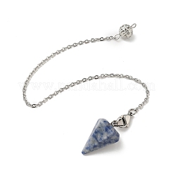 Маятники для биолокации с конусом из натурального красного агата&nbsp;HJEW-JM04048