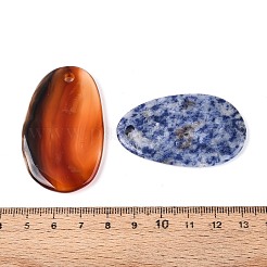 Большие подвески из натурального и синтетического смешанного драгоценного камня&nbsp;G-T144-45M