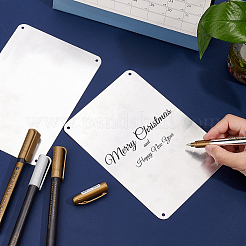 Алюминиевые пустые предупреждающие знаки&nbsp;DIY-GL0003-03B