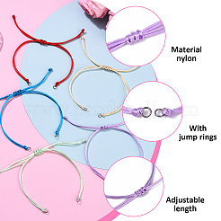 Изготовление браслетов из нейлоновой нити 10шт.&nbsp;BJEW-YW00010