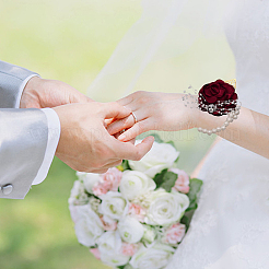 Запястье с имитацией цветка из шелковой ткани&nbsp;AJEW-WH0285-18B