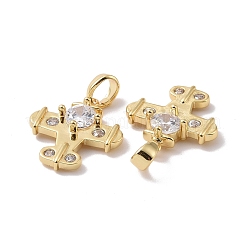 Латунные микро проложить кубического циркония подвески&nbsp;ZIRC-P102-03G