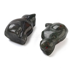Резные фигурки из натурального кровавика&nbsp;DJEW-L023-B19