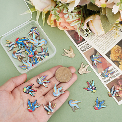 30шт 5 цвета подвески из сплава с покрытием стойки&nbsp;FIND-PH0027-93