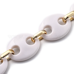 Цепочки из акрила в зернах ручной работы&nbsp;AJEW-JB00744-02