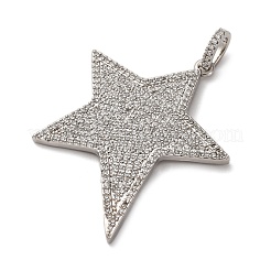 Латунные микро проложить кубического циркония подвески&nbsp;KK-U076-09P