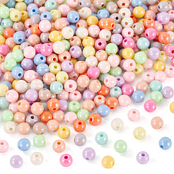 100г 357 шт непрозрачные акриловые бусины&nbsp;OACR-TA0004-15