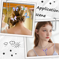 100 шт. 10-цветный градиентный двухслойный тюль с орнаментом&nbsp;FIND-SC0005-79