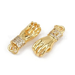 Латунные микро проложить кубического циркония подвески&nbsp;KK-C093-01C-G
