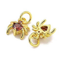 Покрытие стойки латунь микро паве подвески-пауки из кубического циркония&nbsp;ZIRC-I065-02C