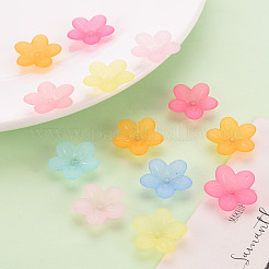 Матовые акриловые колпачки из бисера&nbsp;X-MACR-S371-08A