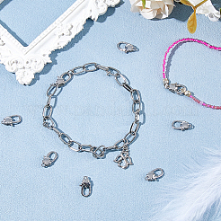 8 шт. латунные застежки-лобстеры&nbsp;KK-HS0001-54P