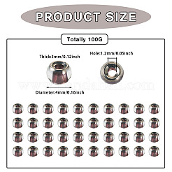 100 г прозрачные внутри цветные стеклянные бусины&nbsp;SEED-TA0001-43