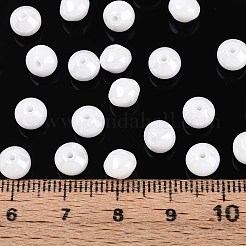 Непрозрачные цветные стеклянные бусины&nbsp;SEED-N007-34A